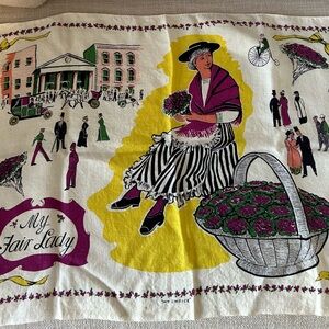 My Fair Lady Kitchen Towel with Vibrant Design